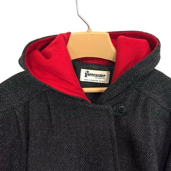 FORECASTER Vintage Tweed Dolman Wool Coat - Picture 4 of 12